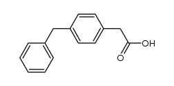 2-(4-benzylphenyl)acetic acid结构式