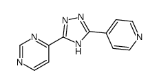4-(3-pyridin-4-yl-1H-1,2,4-triazol-5-yl)pyrimidine Structure