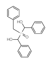 Benzenemethanol, a,a'-[(phenylmethyl)phosphinylidene]bis- (9CI) structure