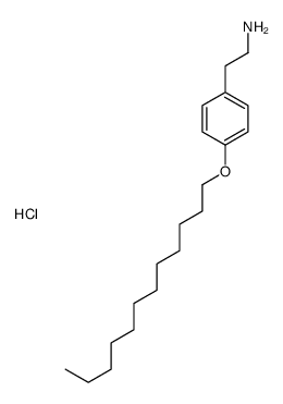 2-(4-dodecoxyphenyl)ethanamine,hydrochloride Structure