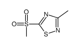 3-methyl-5-methylsulfonyl-1,2,4-thiadiazole结构式