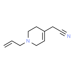 4-Pyridineacetonitrile,1,2,3,6-tetrahydro-1-(2-propenyl)-(9CI) Structure