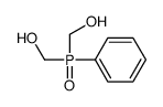 [hydroxymethyl(phenyl)phosphoryl]methanol Structure