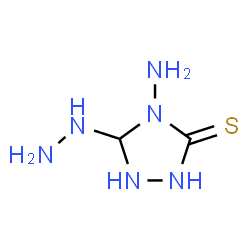 1,2,4-Triazolidine-3-thione,4-amino-5-hydrazino-(9CI)结构式