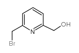 6-(溴甲基)-2-吡啶甲醇结构式