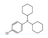 (4-chlorophenyl)-dicyclohexylphosphane结构式