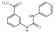 Urea,N-(3-acetylphenyl)-N'-phenyl- Structure