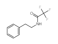 Acetamide, 2,2,2-trifluoro-N- (2-phenylethyl)- Structure