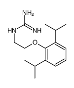 2-[2-[2,6-di(propan-2-yl)phenoxy]ethyl]guanidine Structure