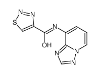 N-([1,2,4]Triazolo[1,5-a]pyridin-8-yl)-1,2,3-thiadiazole-4-carbox amide结构式