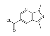 1,3-dimethylpyrazolo[3,4-b]pyridine-5-carbonyl chloride Structure