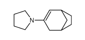 1-(3-bicyclo[3.2.1]oct-3-enyl)pyrrolidine结构式