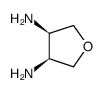3,4-Furandiamine,tetrahydro-,(3R,4S)-(9CI) structure