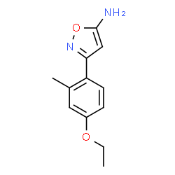 5-Isoxazolamine,3-(4-ethoxy-2-methylphenyl)-(9CI) structure