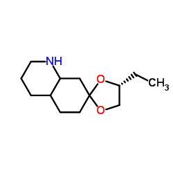 Spiro[1,3-dioxolane-2,7(1H)-quinoline], 4a-ethyloctahydro-, (4aR,8aS)- (9CI) structure