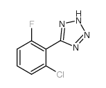 5-(2-氯-6-氟苯基)-2H-四氮唑结构式