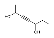 hept-3-yne-2,5-diol结构式