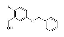 (5-(benzyloxy)-2-iodophenyl)methanol结构式