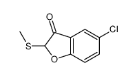 5-chloro-2-methylsulfanyl-1-benzofuran-3-one Structure