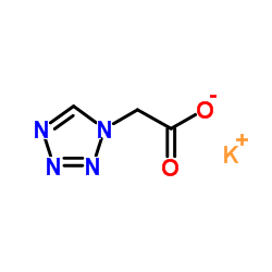 Potassium 1H-tetrazol-1-ylacetate Structure