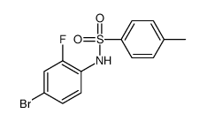 N-(4-bromo-2-fluorophenyl)-4-methylbenzamide结构式