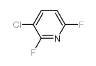 2,6-二氟-3-氯吡啶结构式