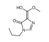 5-[hydroxy(methoxy)methylidene]-3-propylimidazol-4-one结构式