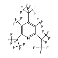 2,4,6-tris-(1,2,2,2-tetrafluoro-1-trifluoromethyl-ethyl)-3,5-bis-trifluoromethyl-pyridine Structure