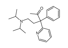5-diisopropylamino-3-phenyl-3-pyridin-2-yl-pentan-2-one结构式