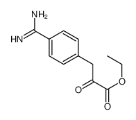 ethyl 4-amidinophenylpyruvate structure