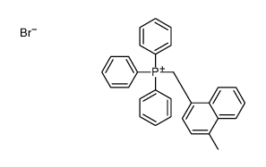 (4-methylnaphthalen-1-yl)methyl-triphenylphosphanium,bromide Structure