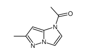 1H-Imidazo[1,2-b]pyrazole, 1-acetyl-6-methyl- (9CI)结构式