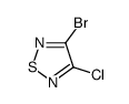 3-bromo-4-chloro-1,2,5-thiadiazole Structure