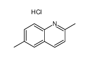 2,6-dimethyl-quinoline, hydrochloride Structure