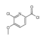 6-Chloro-5-methoxypyridine-2-carbonyl chloride Structure