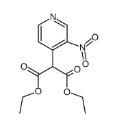 Diethyl 2-(3-nitropyridin-4-yl)malonate Structure