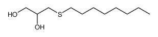 3-(octylthio)propane-1,2-diol Structure