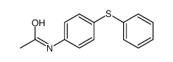 N-(4-phenylsulfanylphenyl)acetamide Structure