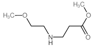 Methyl 3-[(2-methoxyethyl)amino]propanoate structure