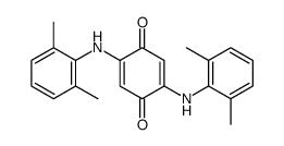 2,5-bis(2,6-dimethylanilino)cyclohexa-2,5-diene-1,4-dione Structure