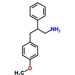 3-(4-Methoxyphenyl)-2-phenyl-1-propanamine Structure