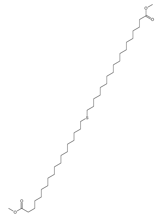 methyl 18-(18-methoxy-18-oxooctadecyl)sulfanyloctadecanoate结构式