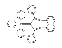 (7,9-diphenylcyclopenta[a]acenaphthylen-8-ylidene)-triphenyl-λ5-phosphane结构式