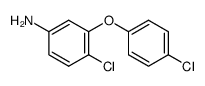 3-(4-chlorophenoxy)-4-chloro-phenylamine结构式