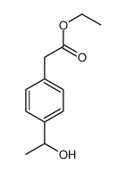 ethyl 2-[4-(1-hydroxyethyl)phenyl]acetate Structure