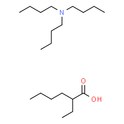 2-ethylhexanoic acid, compound with tributylamine (1:1)结构式