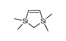 1,1,3,3-Tetramethyl-1,3-disilacyclopenta-4-ene structure