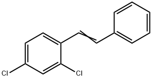 1-(2,4-Dichlorophenyl)-2-phenylethene结构式