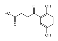 4-(2,5-dihydroxyphenyl)-4-oxobutanoic acid Structure