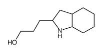 3-(2,3,3a,4,5,6,7,7a-octahydro-1H-indol-2-yl)propan-1-ol结构式